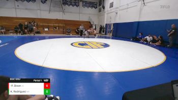 215 lbs Semifinal - Preston Dixon, Junipero Serra vs Kevin Rodriguez, Monster Garage