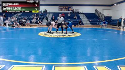 133 lbs Champ. Round 1 - Aaron Ohnoutka, Iowa Western Community College vs Bryson Parker, Barton