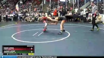 110 lbs Semis & 1st Wrestleback (8 Team) - Gage Lyons, Lowell White vs Alexis Lazar, Brighton Orange