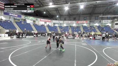 130 lbs Rr Rnd 3 - Vincent Amorosa, Black Fox Wrestling Academy vs Taj Jones, Florida Scorpions