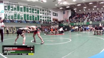 157 lbs Cons. Round 5 - Jonathan Dold, New Lexington vs Tait Dusseau, Oak Harbor