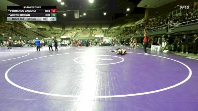 150 lbs 5th Place - Fernando Zamora, McLane vs Austin Brown, Clovis West