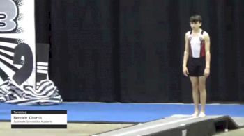 Bennett  Church  - Tumbling, Southlake Gymnastics Academy  - 2021 Region 3 T&T Championships