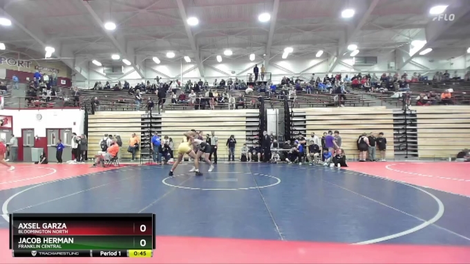 190 lbs Cons. Round 2 - Axsel Garza, Bloomington North vs Jacob Herman ...