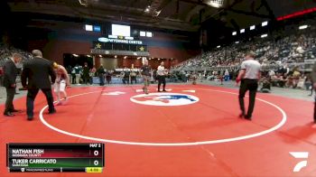 2A-120 lbs 1st Place Match - Nathan Fish, Niobrara County vs Tuker Carricato, Saratoga