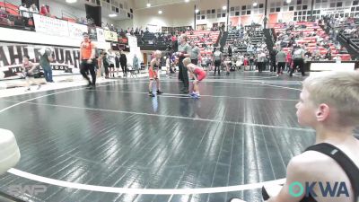 49 lbs Semifinal - Eagan Luxton, Raw Wrestling Club vs Keaton Holcomb, Tahlequah Wrestling Club