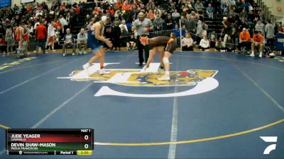 165 lbs Champ. Round 1 - Jude Yeager, Louisville vs Devin Shaw-Mason, Padua Franciscan