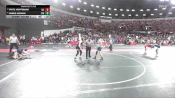 125 lbs Champ. Round 1 - James Nowak, Coleman Youth Wrestling vs Fritz Hoffmann, Ozaukee