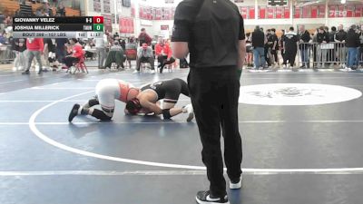 157 lbs 7th Place - Giovanny Velez, New Bedford vs Joshua Millerick, Taunton