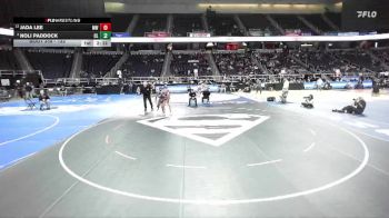 132 lbs 3rd Place Match - Jada Lee, Monroe Woodbury-9 vs Noli Paddock, Chautauqua Lake-6