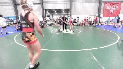 46 kg Rr Rnd 2 - Eliana Grady, New England Trappers West vs Isla Silva, PA West Black