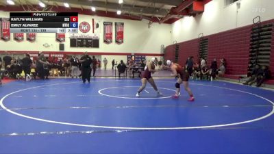 138 lbs Cons. Round 1 - Kaylyn Williams, Sacramento City College vs Emily Alvarez, Mt. San Antonio College
