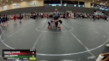 48 lbs Round 3 - Samuel Chalmers, Triangle WA vs Thor Skidmore, Brawler Elite