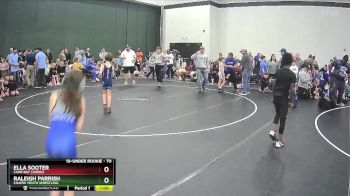 70 lbs Quarterfinal - Raleigh Parrish, Chapin Youth Wrestling vs Ella Sooter, Cane Bay Cobras