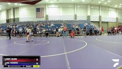 100 lbs Cons. Round 2 - Larry Quirk, IL vs Luke Mokros, OH
