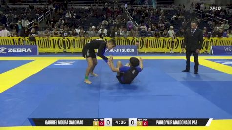 Pablo Yair Maldonado Paz vs Gabriel Moura Salomao 2025 Pan IBJJF Jiu-Jitsu No-Gi Championship