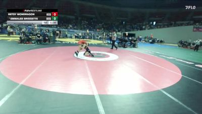 4A/3A/2A/1A Girls 115 Champ. Round 1 - Emmalee Brissette, Oakridge Girls vs Betsy Mondragon, Nestucca Girls