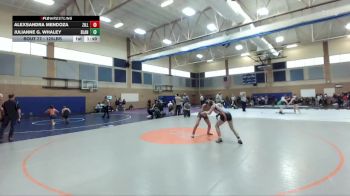 125lbs Champ. Round 1 - Alexsandra Mendoza, Zillah (Girls) vs Julianne G. Whaley, Blaine (Girls)