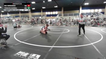 101 lbs Quarterfinal - Mia Hernandez, Threshold WC vs Prisayis Harrell, Lawc