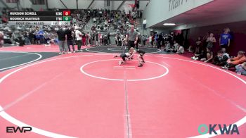 46 lbs Semifinal - Huxson Schell, Keystone Kids Wrestling Club vs Rodrick Waitkus, Team Tulsa Wrestling Club