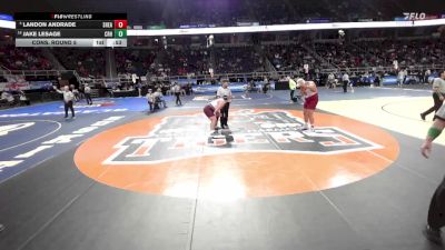 II-285 lbs Cons. Round 5 - Landon Andrade, Sherburne Earlville vs Jake Lesage, Cobleskill-Richmondville HS