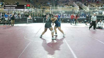 190 lbs Cons. Semi - Makayla Ocean, Archbishop Mccarthy Hs vs Hazuki Sykes, Sumner Hs