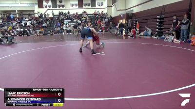 Junior-12 lbs Round 3 - Isaac Ericson, Waukon Indian Wrestling vs Alexander Kenward, Immortal Athletics WC