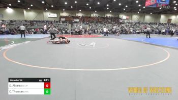 132 lbs Round Of 16 - Damian Alvarez, Selma vs Colson Thurman, Durham Wrestling Club