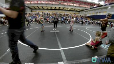 100 lbs Rr Rnd 1 - Maverick Taylor, Clinton Youth Wrestling vs Riley Williams, Norman Grappling Club