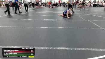 119-127 lbs Round 1 - Lucia Crossken, Misfits vs Hayden Manning, Mat Assassins