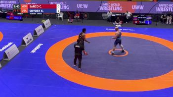 97 kg Quarterfinal - Kyle Snyder, USA vs Cristian Sarco, VEN