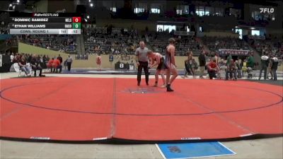 215 lbs Cons. Round 1 - Ethan Williams, Harlan County vs Dominic Ramirez, Nelson County