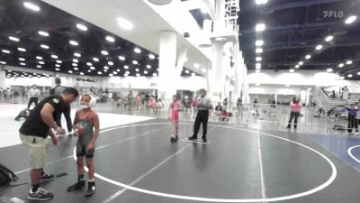 65 lbs 5th Place - Sadie Sweat, Kalispell WC vs Damian Isla, Outlaws