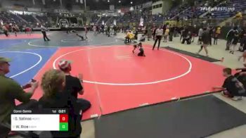 55 lbs Consolation - David Salinas, Montrose Elite vs Warren Rice, Kremmling Mustangs