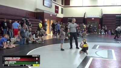 PW-7 lbs Round 3 - Camden Seaton, Vinton Wrestling Club vs Levi Brown, Indee Mat Club