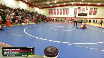 125 lbs Cons. Round 2 - Roberto Martinez, Sierra College vs Devan Guiterrez, Bakersfield College