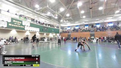 150 lbs Cons. Round 4 - Robert Solorzano, Brea Olinda vs Sebastian Martinez, Corona Del Sol