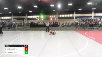 126 lbs Round Of 128 - Lincoln Underwood, Portage Wrestling vs Chase Carrasco, Team So-Cal WC