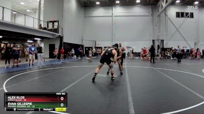 190 lbs Semis (4 Team) - Evan Gillespie, Pocono Regional WC vs Alex Klos, Impact Black