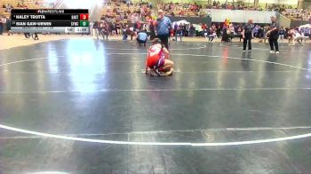 118 lbs Champ. Round 1 - Sian Gaw-urwin, Seymour Youth Wrestling Club vs Haley Trotta, Bartlett Wrestling Club