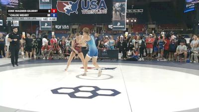 135 lbs Champ. Rd Of 64 - June Wagner-Gilbert, Indiana vs Chloe Wehry, Minnesota