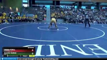 126 lbs Semifinals (8 Team) - Aidan O`Dell, Blackwell vs Dustin Duran, Jay