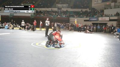 150 lbs Consi Of 8 #2 - Talon Raushenberger, Wade Hampton vs Eric Ellis, Boiling Springs