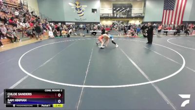 145 lbs Cons. Round 2 - Chloe Sanders, IA vs Sam Hinman, MN