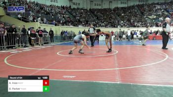 113 lbs Round Of 64 - Adrian Inoa, Mustang Middle School vs Brody Parker, Team Choctaw