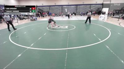 120 lbs Quarterfinal - Ava Stough, JI Burton vs Hailey Turner, Riverbend