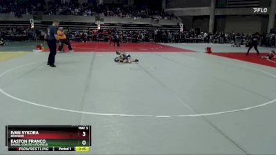 50 lbs Cons. Semi - Easton Franco, Dassel-Cokato-Litchfield vs Ivan Sykora, Brainerd