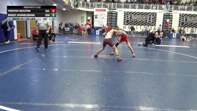 107 lbs R-64 - Triston Mouton, Baylor-TN vs Brent Hurrelbrink, Cranberry