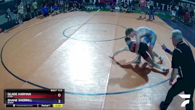 138 lbs Quarterfinal - Glade Harman, Utah vs Shane Sherrill, Idaho