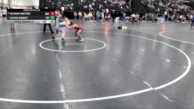 120 lbs Cons. Round 4 - Lucas DeMilt, Fort Calhoun Pioneers vs Jaxzon Matteo, Norfolk Club Wrestling